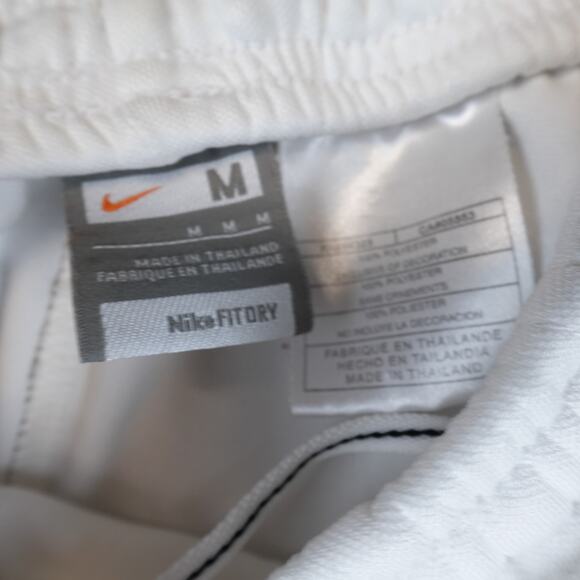 Vintage Nike Short White Fit Dry Sports Men Medium Drawstring - Picture 6 of 10